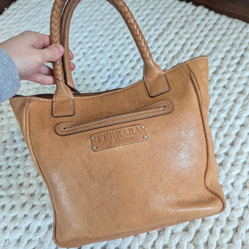Brighton Ferrara Scala Morella Small Tote & Wallet Cognac - Picture 5 of 9